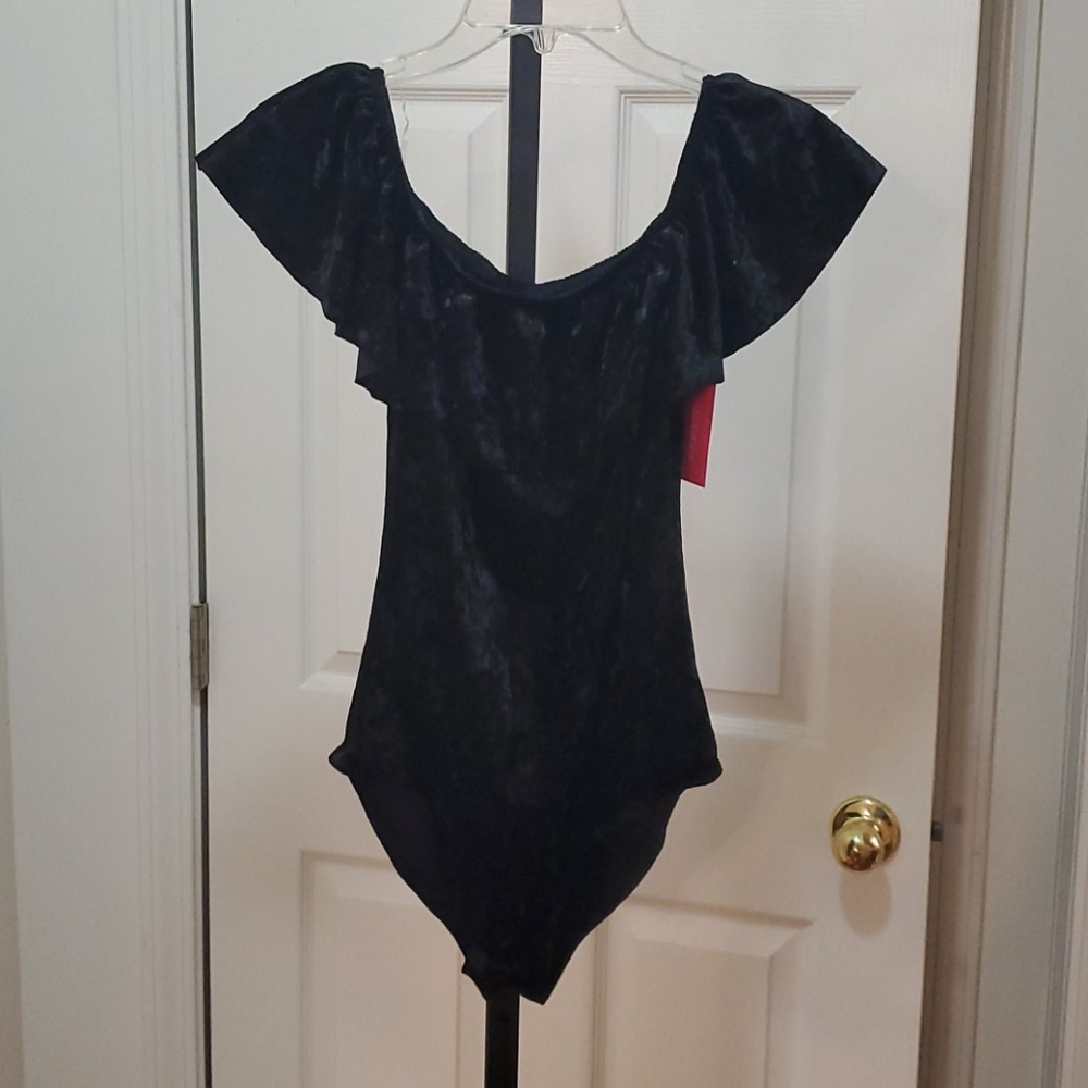Velvet bodysuit